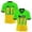 A1#-Green, variant on Men Custom Name Number Football T Shirt - Personalized Jersey Top, Breathable Sports Tee(Orange-S)