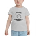 thumbnail image 2 of Future Biologist Funny Toddler T-Shirts for Boys Girls (Gray, Youth M), 2 of 5