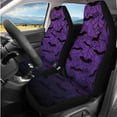 thumbnail image 2 of Binienty 14 PCS Car Seat Covers Full Set Front and Backseat Halloween Bat Automotive Seat Covers with Steering Wheel Cover Headrest Protectors Keyring Universal Fit Automotive Accessories​, 2 of 8