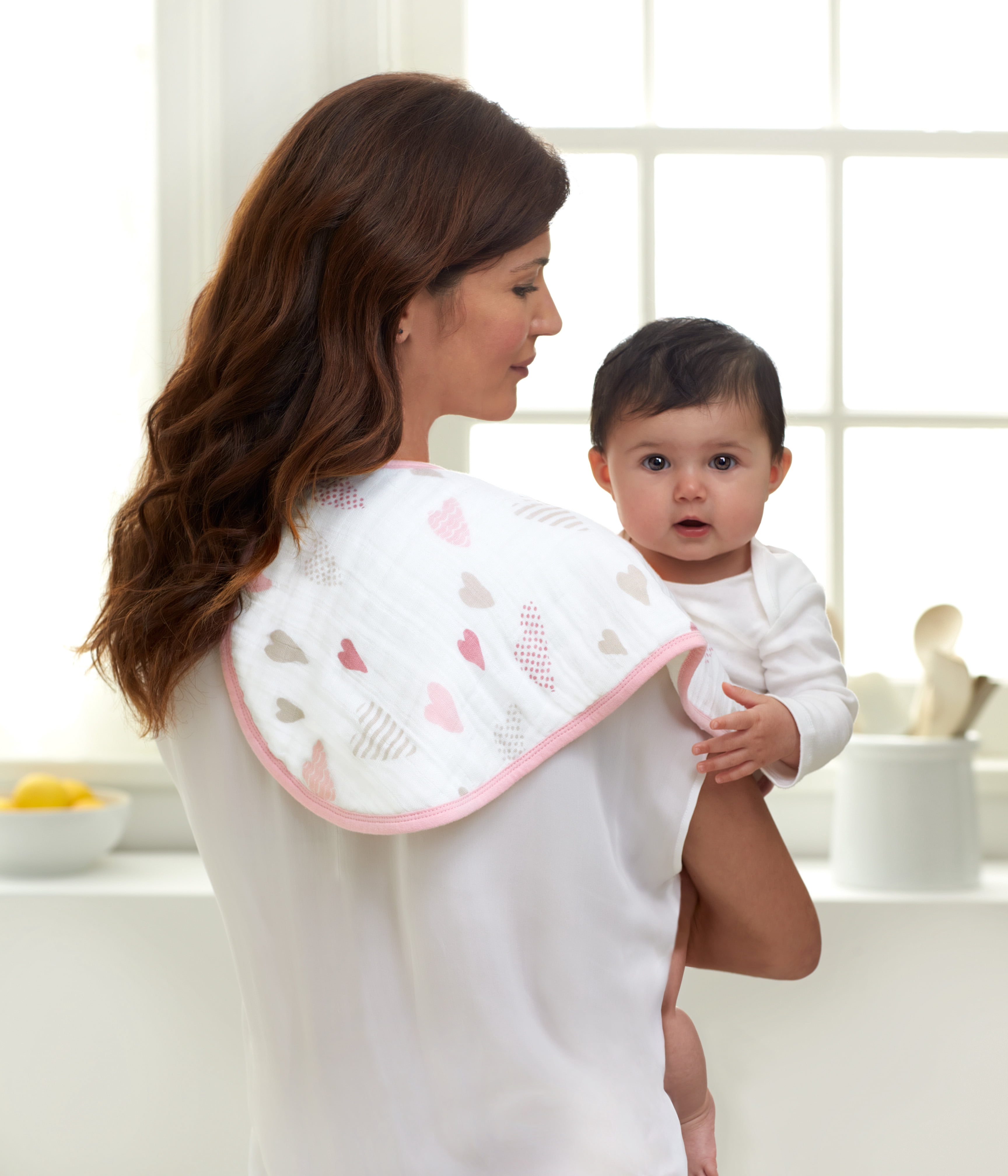 aden + anais classic burpy bibs heart breaker 2-pack