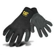 Cat017410j Lined Black Latex Palm Glove - Jumbo
