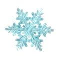 thumbnail image 2 of Adornos de copos de nieve de acrílico translúcido | Cuentas colgantes navideñas de cristal | Decoración navideña para árboles de Navidad, fiestas, bodas y manualidades, 2 of 6