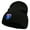 Black, variant on Interstate 5 Route Number Embroidered 8 inch Acrylic Short beanie - Black OSFM