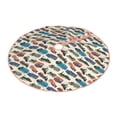 thumbnail image 2 of Balery Train Printed Christmas Tree Skirt , Merry Christmas Party Christmas Tree Decoration,Adjustable Tree Skirt-30", 2 of 8