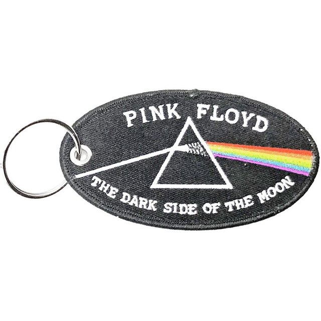 Pink Floyd Porte-Clés Contrasté Côté Obscur de la Lune
