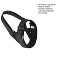 thumbnail image 7 of Dog Muzzle Adjustable Reflective Dog Halter Comfortable Easy to Use Pet Muzzle Leash for Outdoor Walk, 7 of 7