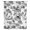 White Black, variant on Elephant Tiger Leopard Sheer Curtains 45 Inches Long, Farmhouse Retro Tropical Plants Light Filering Curtains, Breathable Simi Curtain Privacy Drapes for Kitchen Bathroom Small Window Treatment