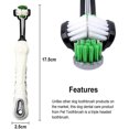 thumbnail image 3 of Hweilai 3pcs Pet Toothbrush, Three-headed Pet Toothbrush, Dog Toothbrush, 3 of 5