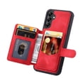 thumbnail image 2 of 1 pieza de color rojo adecuado para Samsung A14 5G Funda de cuero Funda de inserción Samsung A14 5G Funda para tarjeta A14 5G Funda protectora para teléfono oso de fresa Electrónica, 2 of 5