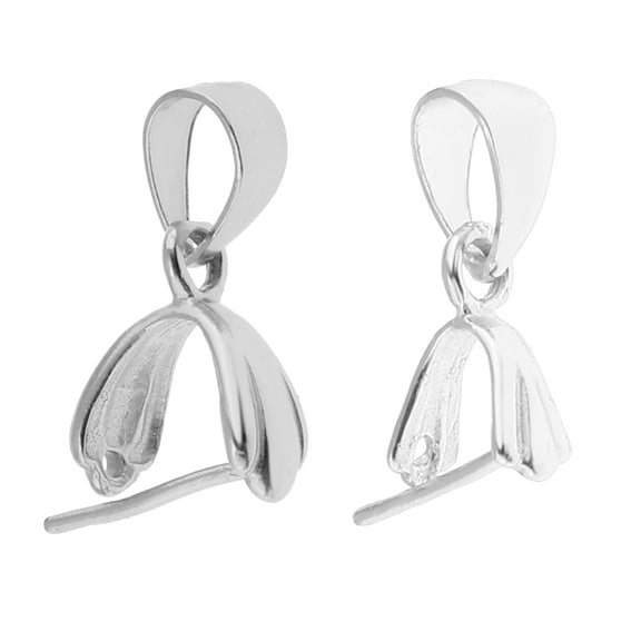 2Pc Bail Clasp Pendant Connector Charms Jewelry Making
