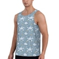 thumbnail image 2 of Haiem Turtle Men Workout Tank Top Gym Bodybuilding Sleeveless Muscle T Shirts Athletic Tank Breathable Workout Shirt-Medium, 2 of 9