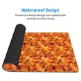 thumbnail image 3 of Pofeuu Autumn Maple Leaf Pile Print Mouse Pad,Rubber, Multipurpose Comfortable Waterproof Mousepad Desk Mat for Gamer Office Home, 3 of 8