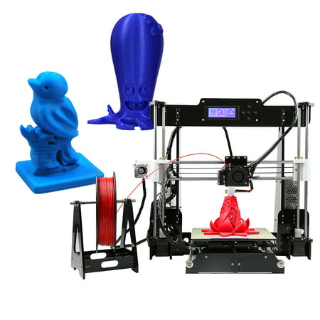 Anet A8 Upgraded High Precision Desktop 3D Printer i3 DIY Kits Self Assembly Auto Self-leveling Acrylic Frame Printing Size