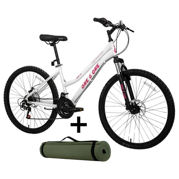 Combo Bicicleta ONE O ONE 171 R26 con Tapete Yoga blanco