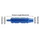 thumbnail image 3 of Multi-function Bicycle Valve Core Remover Tool, American Style Gas Nozzle Wrench (Blue), 3 of 4