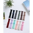 thumbnail image 2 of SOLOLUP Stretchy Braided Loop Compatible with Apple Watch Band iWatch Bands 41mm 40mm 38mm 49mm 45mm 44mm 42mm Men Women, Elastic Nylon Magnetic Clasp for iWatch Ultra Series 9 8 7 SE 6 5 4 3 2 1, 2 of 15