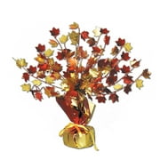 Angle View: Fall Leaves Gleam 'N Burst Centerpiece (Pack of 12