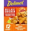 Delimex White Meat Chicken Corn Taquitos Frozen Snacks, 12 ct Box