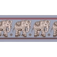 thumbnail image 2 of IBA Indianbeautifulart Gray Tribal Elephant Animal Fabric Laces For Crafts Printed Velvet&nbsp;Trim&nbsp;Fabric Sewing Border Ribbon&nbsp;Trims&nbsp;9 Yards 3 Inches, 2 of 2