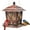 Antique Copper, variant on Kingsyard Hopper Metal Wild Bird Feeder for Outdoor Hanging with 4 Perches Rainproof Roof, Bronze