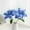Blue, variant on Pompotops Clearance Sales Knitted Bouquet Fake Artificial Flowers Bouquet For Home Office Party Wedding Decoration Birthday Gift