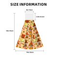 thumbnail image 3 of Sikiie Autumn Gnomes Hand Towel with Loop Hanging Towel Absorbent Tie Towels for Kitchen Tea Bar Bathroom Decor, 3 of 7
