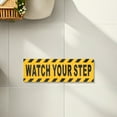 thumbnail image 4 of FRCOLOR Watch Your Step Floor Stickers Anti Slip Warning Decals Black Yellow Anti Slip Tape For Workplace Safety Wet Floor Caution, 4 of 8