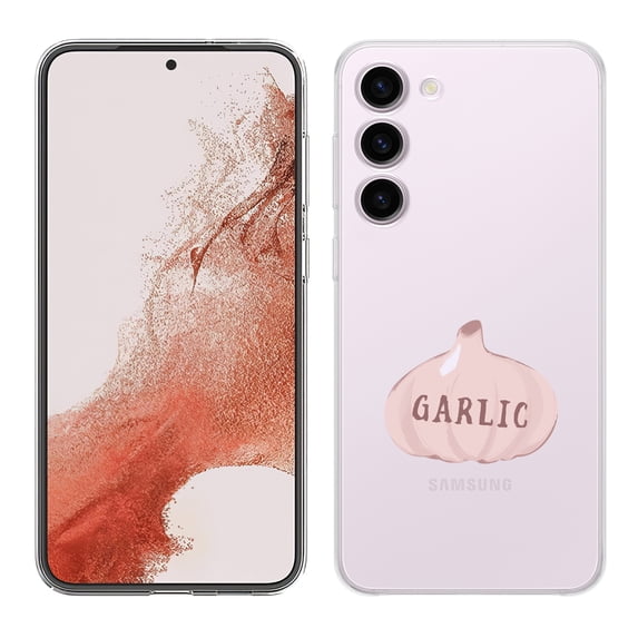 TalkingCase Slim Phone Case Compatible for Samsung Galaxy S23+ Plus 2023, Cute Little Garlic Print, Lightweight, Flexible, USA