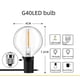 thumbnail image 5 of Cadena de luces LED solares G40 para exteriores, a prueba de lluvia, E12, para patio, festival, decoración navideña G50, 5 of 5