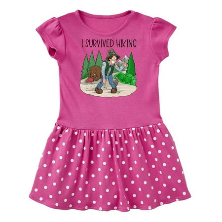 

Inktastic I Survived Hiking Gift Baby Girl Dress