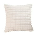 thumbnail image 2 of Clearance!Ymkly Pillow Cases Standard Size,1 PCS Solid Color Striped Pillow Living Room Sofa Pillow Headboard Plaid Waist Pillow Rabbit Plush Pillow Case Household Simple Li,Decorative Pillow Covers, 2 of 4