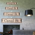 thumbnail image 2 of CANAL ST Vintage Plastic Street Sign Childrens Name Room Sign | Indoor/Outdoor |  24" Wide, 2 of 4