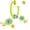 Green Blue Model 4PCS, variant on Godderr Kids Baby Toys 3 Y Old Above Kids Hanging Table Tennis Trainer Hanging Pingpong Set Parent-Child Toy 1 Set