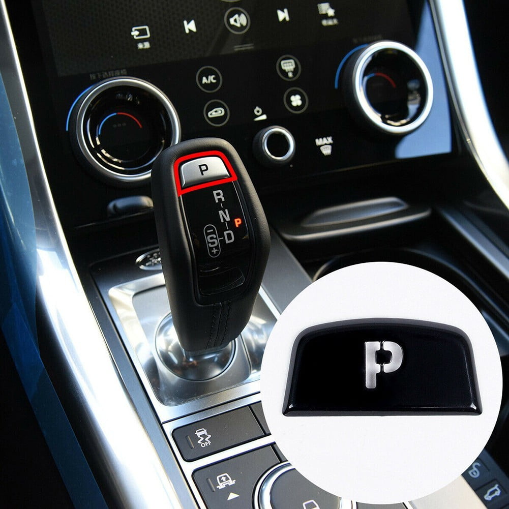 Alloy Shift Gear Head P Button Sticker Cover For LR Range Rover
