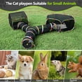 thumbnail image 6 of Outdoor Cat Enclosure with Cat Tunnel, Tent, Playhouse and Cat Toy Ball with Bell - Portable Indoor/Outdoor Playpen for Small Cats & Animals, 6 of 8