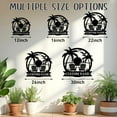 thumbnail image 6 of KAINSY Personalized Beach Metal Signs, Custom Palm Trees Signs Outdoor Metal, Vintage Beach Sign Bathroom Wall Decor, Outdoor Metal Family Name Sign, Custom Garden Sign, Housewarming Gift(10inches), 6 of 8