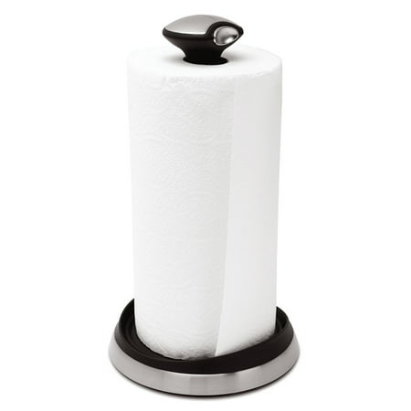 Kamenstein Stainless Steel Towel Holder - simplehuman quick load paper towel holder stainless steel