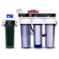 thumbnail image 1 of Liquagen- Super Flow Reverse Osmosis & Deionization (Rodi) Water Filtration System Pressure Gauge With Float Valve Hm Digital Tds Meter - 100 Gpd Ultra Pure Water Softener For 0 Tdsppm Wa, 1 of 4