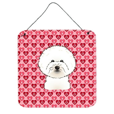 Carolines Treasures BB5287DS66 Bichon Frise Wall or Door Hanging Prints 6HX6W multicolor
