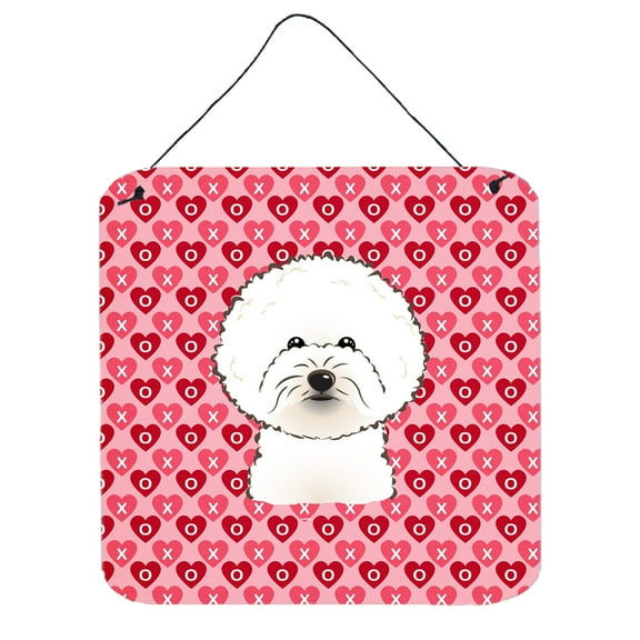 Carolines Treasures BB5287DS66 Bichon Frise Wall or Door Hanging Prints 6HX6W multicolor