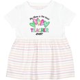 thumbnail image 3 of Inktastic My Mom is the Best Teacher Ever Girls Baby Dress, 3 of 5