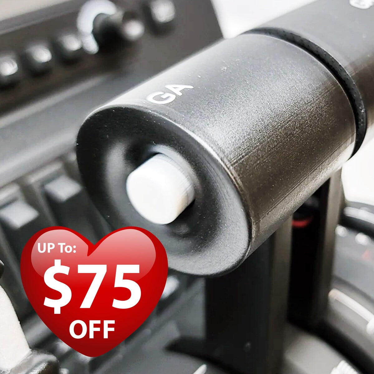 ProDeskSim Cessna Citation Throttle quadrant addons for the