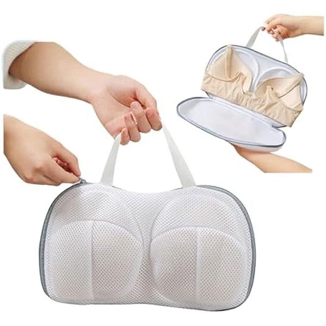 HAYANDelicates Laundry Bags for Bras & Lingerie, Mesh Bags for washing machine, Large Sizes, Set of 3
