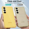 thumbnail image 5 of for Samsung Galaxy S23 Case Clear, Transparent Thin Slim Flexible TPU Cute Cover Aesthetic Design, Soft Silicone Rubber for Women Girl, Non-Yellowing Protective Gel Airbag Bumper, Clear Yellow, 5 of 14