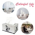 thumbnail image 2 of Caja de pañuelos de arte hecha a mano con dibujo de diamantes de imitación para decoración de hogar, oficina y coche Hugtrwg Para estrenar, 2 of 6