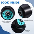 thumbnail image 3 of Accessoires pour Patins à Roulettes à Double Rangée 58x32mm 88A Roues de Patins de Vitesse Roue de Ligne de Voiture Quatre Roues Planche à Roulettes Roues en PU, 3 of 7