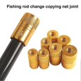 thumbnail image 2 of Long Lasting Fishing Rod Mounted Dip Net Adapter Heavy Duty Landing Net Connector 8mm Thread Diameter Fishing Supplies, 2 of 5