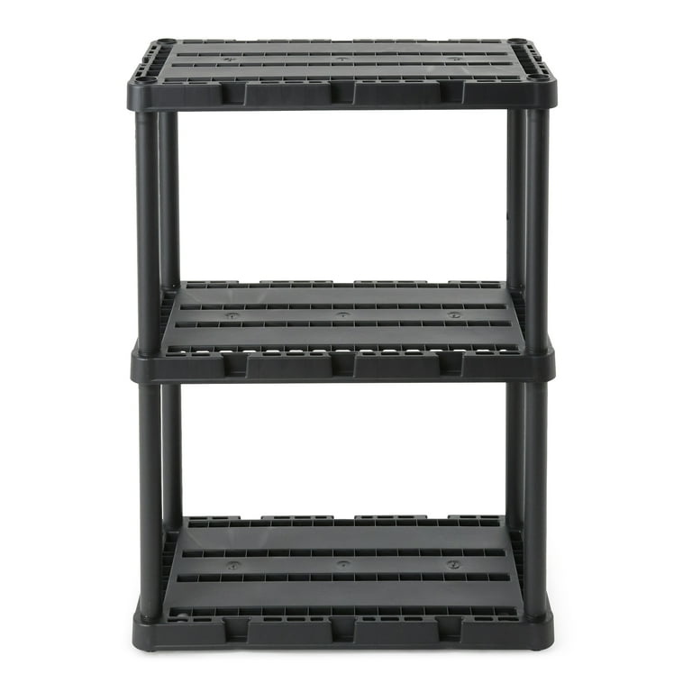 Gracious Living 3 Shelf Knect A Shelf Solid Light Duty Storage