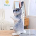 thumbnail image 4 of Stuffed Plush Animals 1pc Randomly Realistic Cute Plush Rabbits Lifelike Animal Photo Props Bunny Toy Model Birthday Gift R231110, 4 of 6