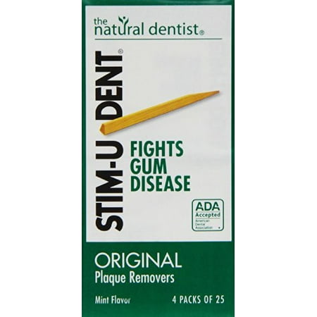 - Stim-U-Dent Plaque Removers Mint 100 Each X 8 = 800 picks